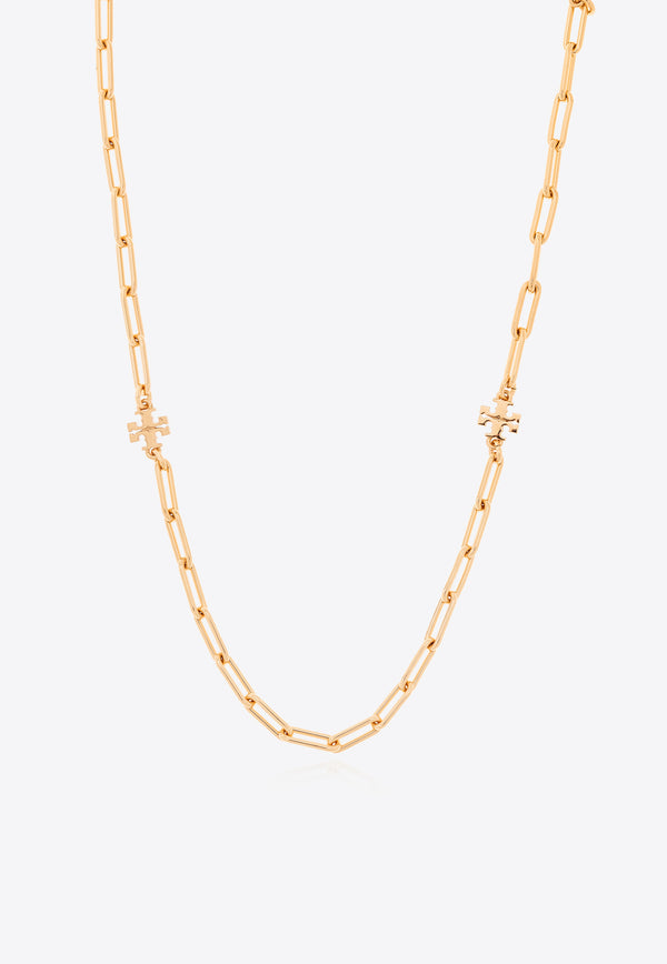 Tory Burch Good Luck Chain-Link Necklace Gold 150517 0-720