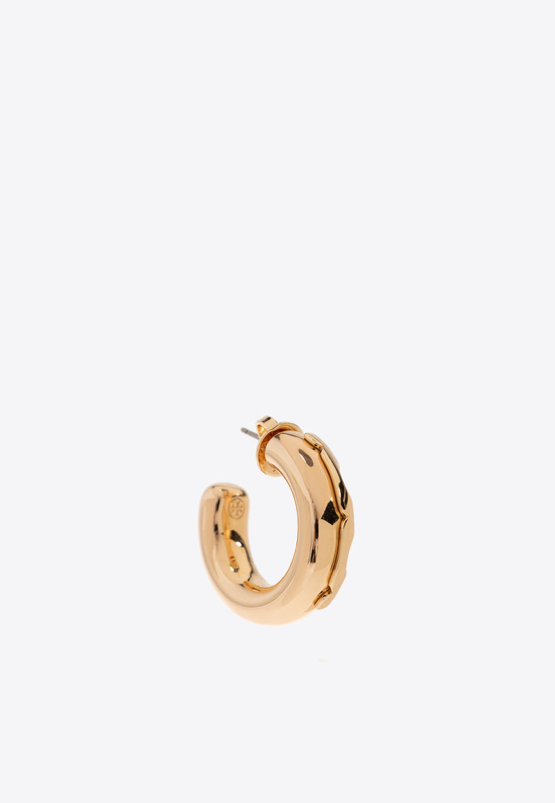 Tory Burch Essential Logo Hoop Earrings Gold 152881 0-720