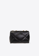 Tory Burch Small Kira Quilted Leather Crossbody Bag Black 154706 0-001