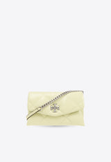 Tory Burch Mini Kira Quilted Leather Chain Clutch Green 154987 0-300