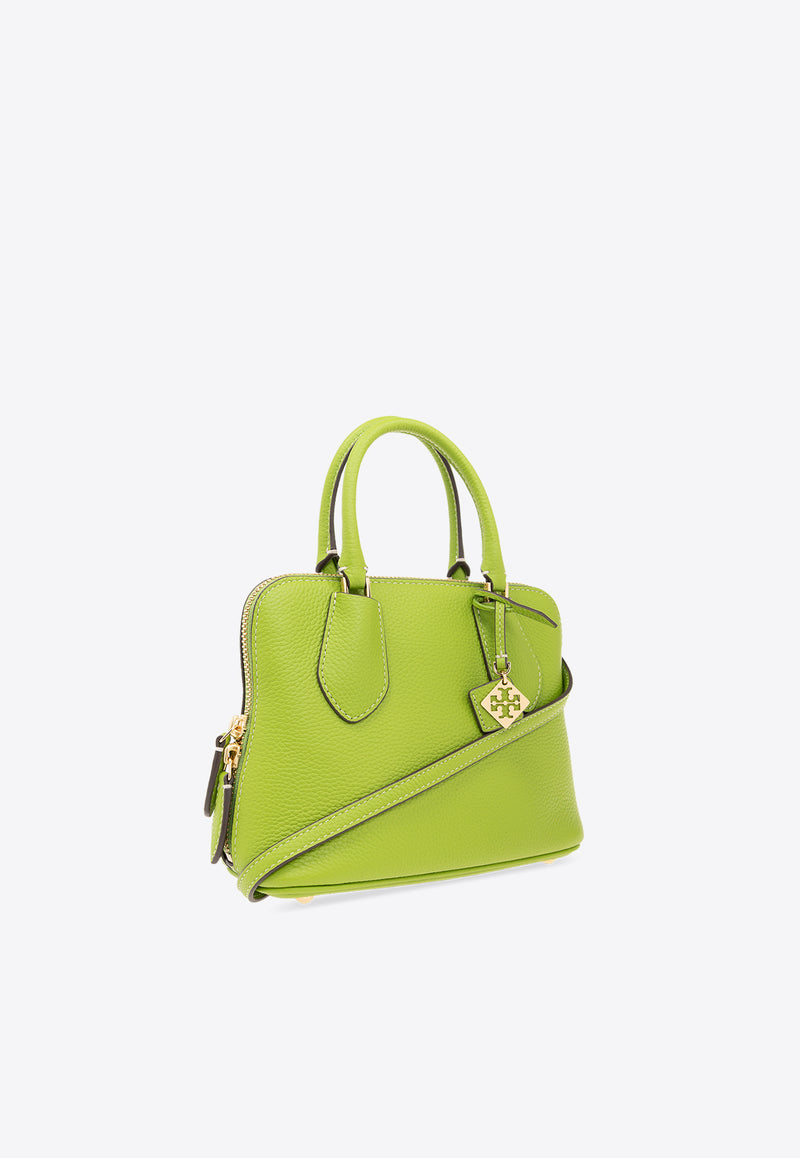 Tory Burch Mini Swing Grained Leather Shoulder Bag Green 155619 0-300