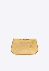 Tory Burch Reva Metallic Leather Shoulder Bag Gold 154632 0-700
