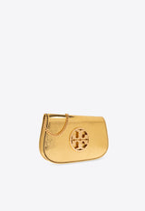 Tory Burch Reva Metallic Leather Shoulder Bag Gold 154632 0-700