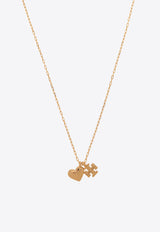 Tory Burch Good Luck Charm Necklace Gold 157197 0-720