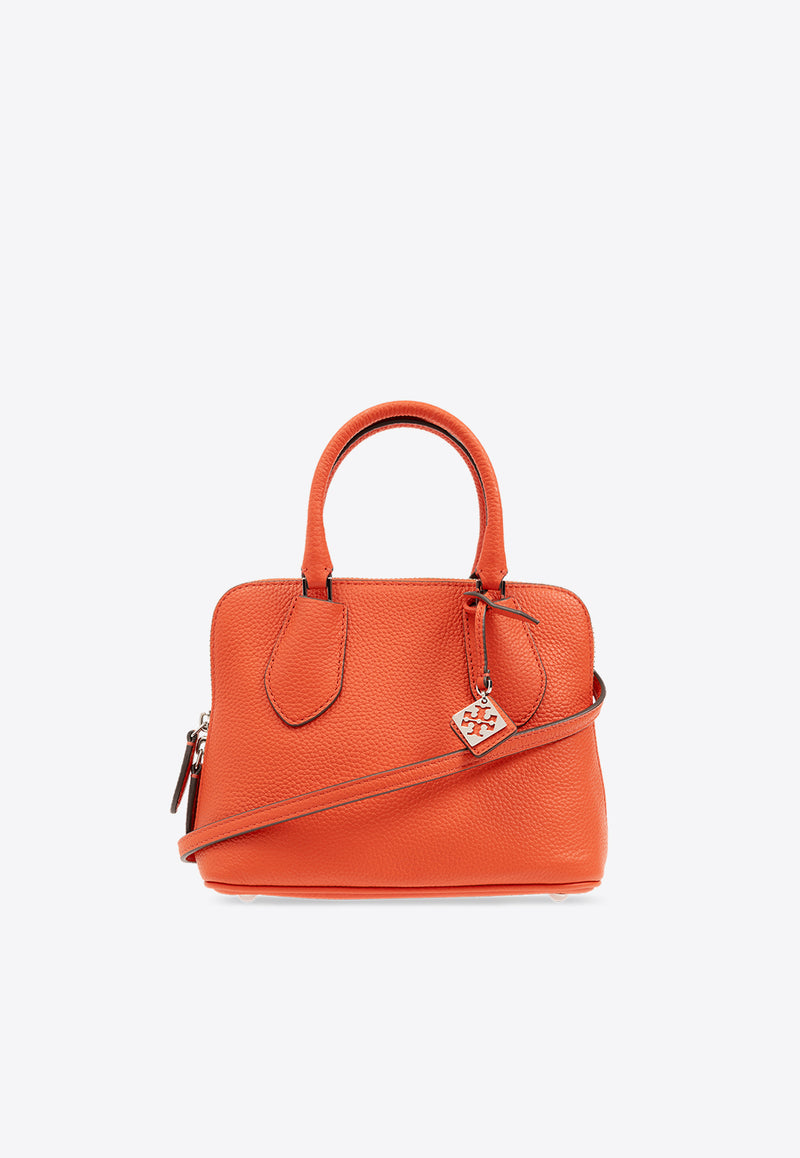 Tory Burch Mini Swing Grained Leather Shoulder Bag Orange 155619 0-601