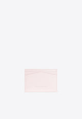 Alexander McQueen Skull Calf Leather Cardholder Pink 632038 1AAPE-9813