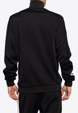 Alexander McQueen Embroidered Logo Track Jacket Black 781897 QXAAH-4100