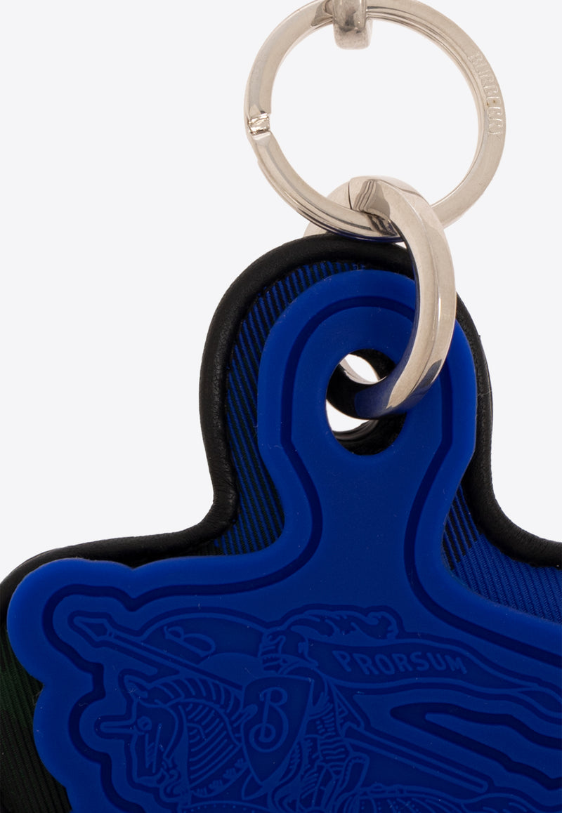 Burberry Equestrian Knight Design Key-Ring Blue 8080765 B7323-KNIGHT