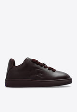 Burberry Box Leather Low-Top Sneakers Brown 8083391 B8749-POISON