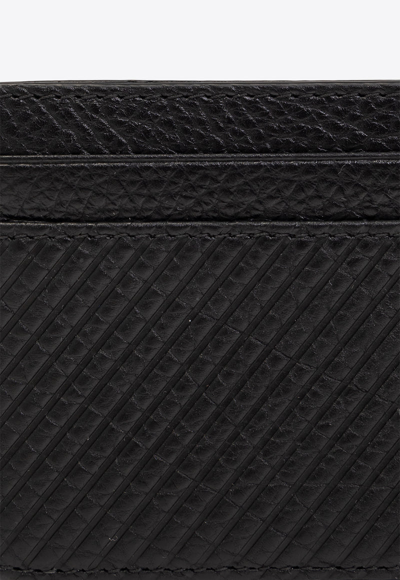 Burberry Heritage Textured Leather Cardholder Black 8085242 A1189-BLACK
