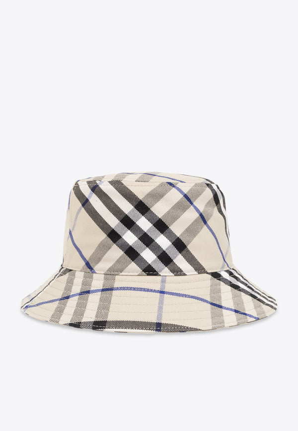 Burberry Vintage Check Bucket Hat Gray 8085725 A3888-LICHEN