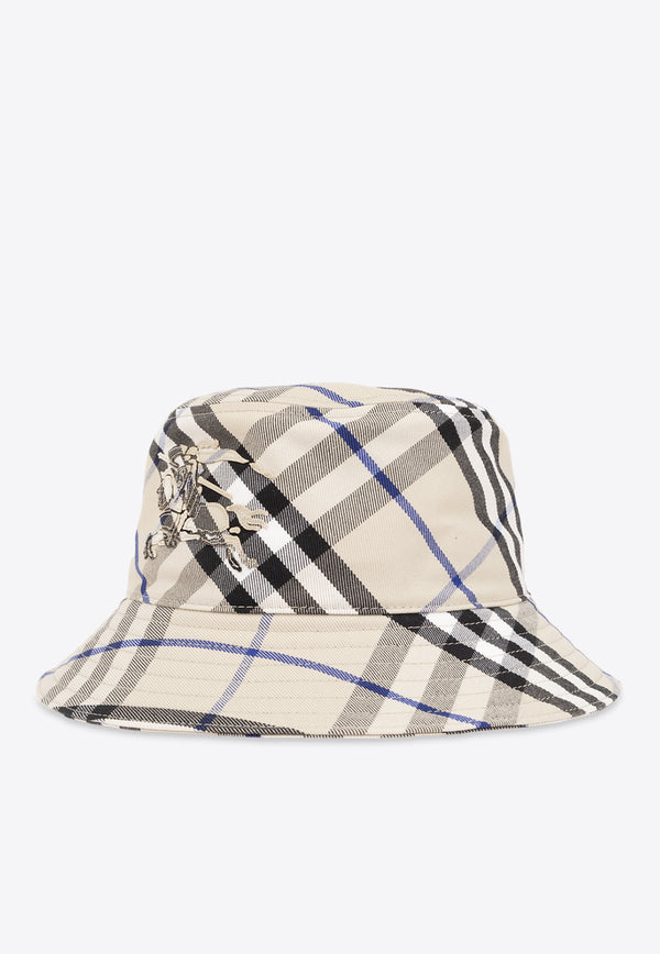 Burberry Vintage Check Bucket Hat Gray 8085725 A3888-LICHEN