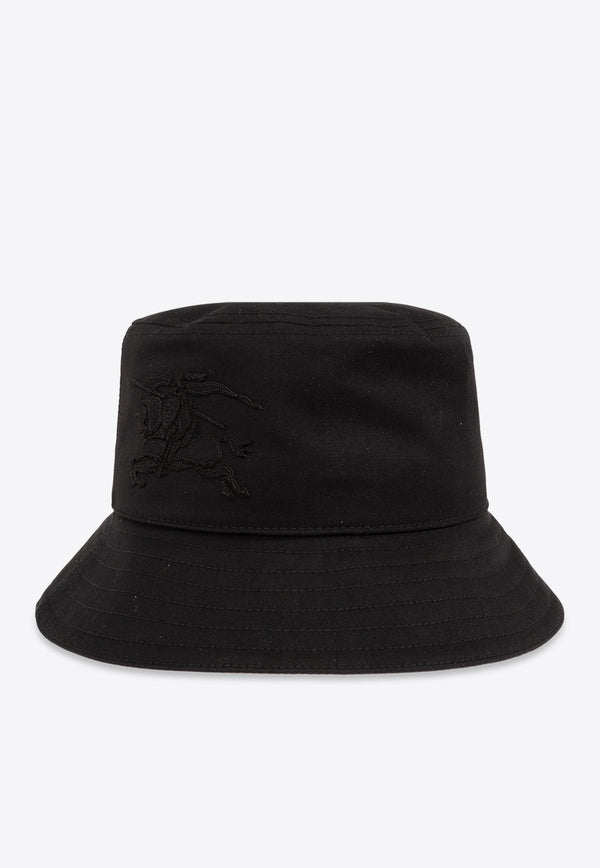 Burberry Logo Embroidered Bucket Hat Black 8085734 A1189-BLACK