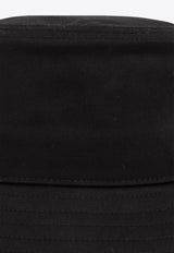 Burberry Logo Embroidered Bucket Hat Black 8085734 A1189-BLACK