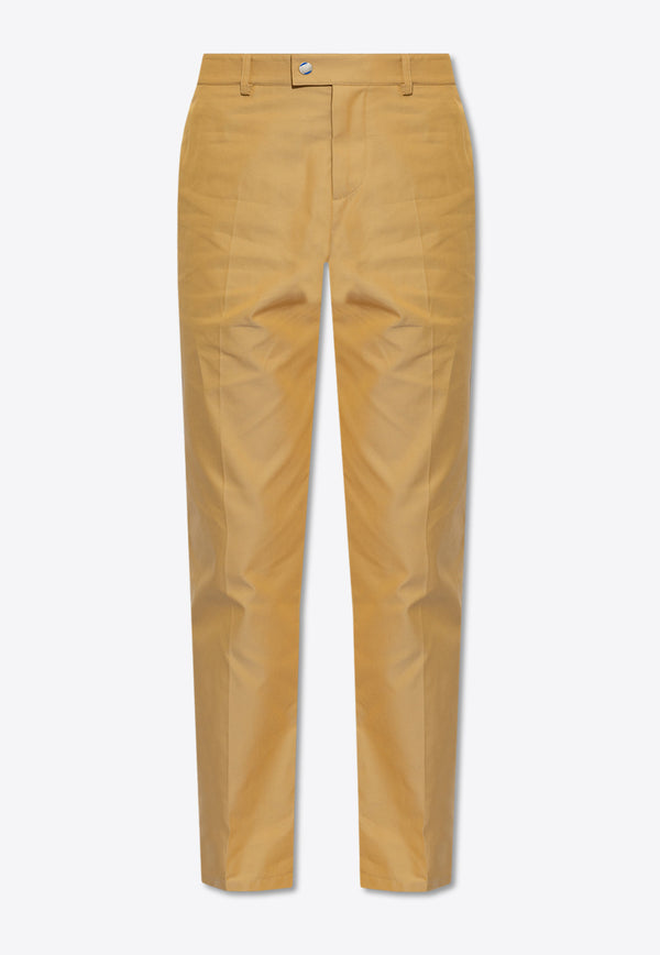 Burberry Straight-Leg Chino Pants Yellow 8086908 B9307-SPELT