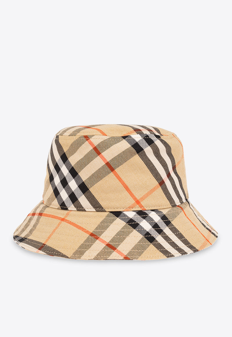 Burberry Vintage Check Bucket Hat Beige 8085726 A2021-SAND