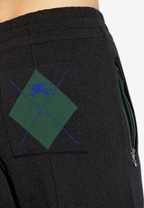 Burberry EKD Motif Knitted Track Pants Black 8083281 A1189-BLACK