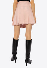 Burberry A-line Mini Wrap Skirt Pink 8083030 A3238-CAMEO