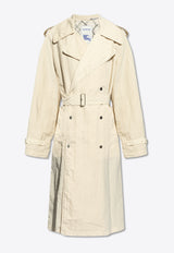 Burberry Double-Breasted Long Trench Coat Cream 8084103 B7348-SOAP