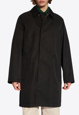 Burberry Single-Breasted Long Coat Black 8084507 A1189-BLACK