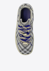 Burberry Check Knit Box Sneakers Multicolor 8088487 B9629-LICHEN IP CHECK