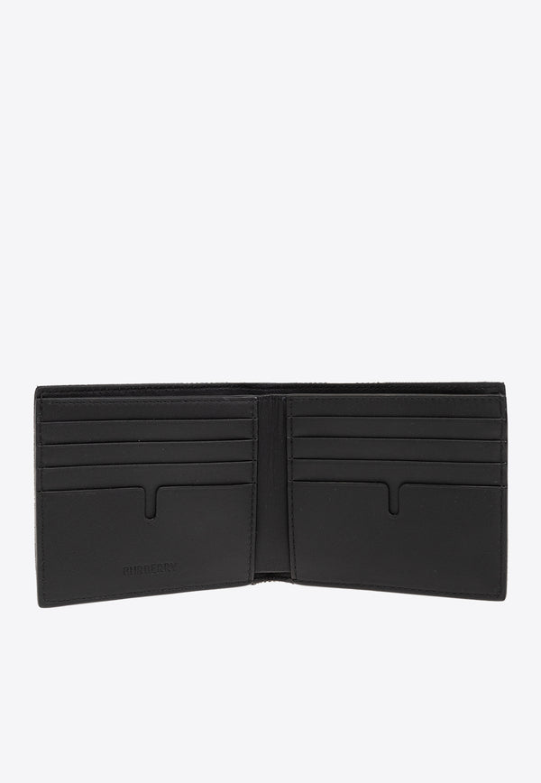 Burberry Checked Bi-Fold Wallet Black 8089520 A1189-BLACK CALICO