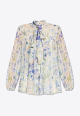 Zimmermann Floral Shirt - Multicolour Multicolour 9807TS241 0-BLUGRPR