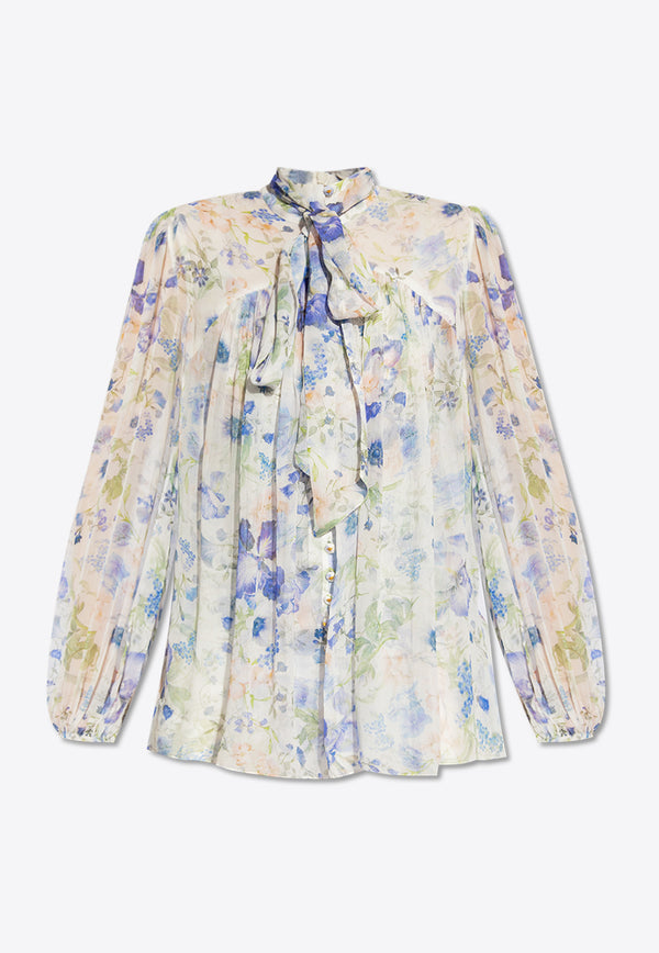 Zimmermann Floral Shirt - Multicolour Multicolour 9807TS241 0-BLUGRPR