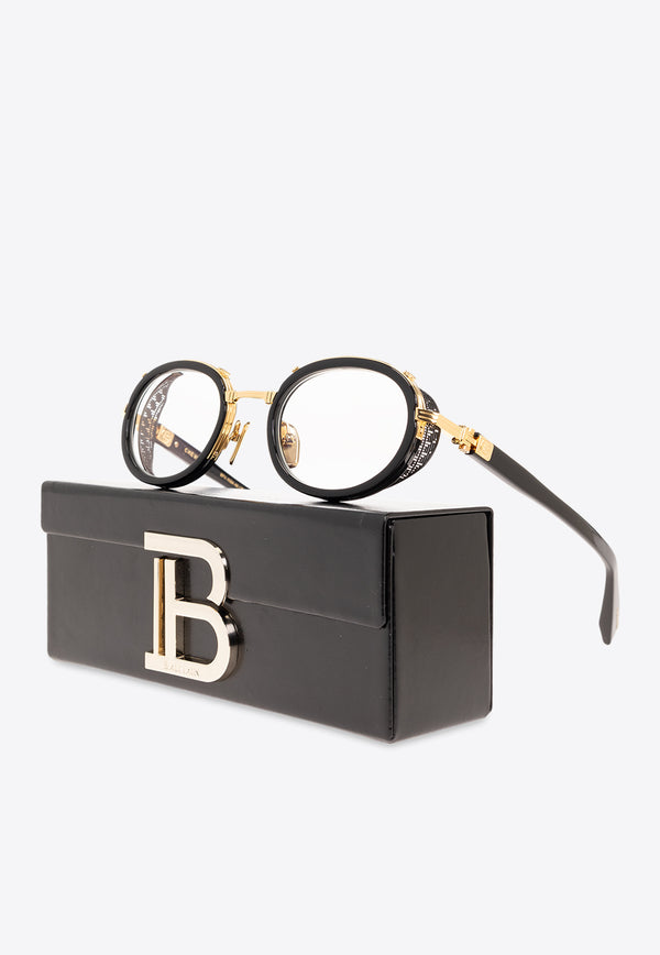 Balmain Chevalier Rounded Optical Glasses Transparent BPX-158A-48 0-0