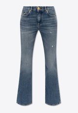 Balmain Basic Flared Jeans Blue CF0MJ130 DE32-6FF