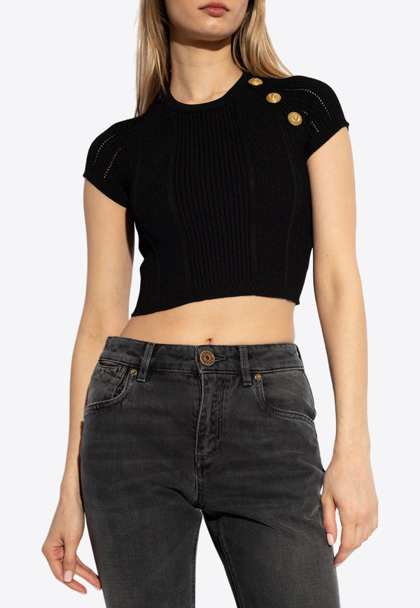 Knitted Cropped Top