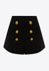 Balmain High-Rise Shorts Black CF1PA235 VE17-0PA