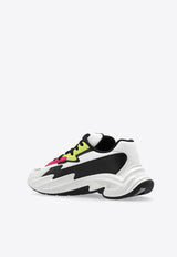 Balmain Run-Row Leather Sneakers White CN0VI730 LLNF-0PX