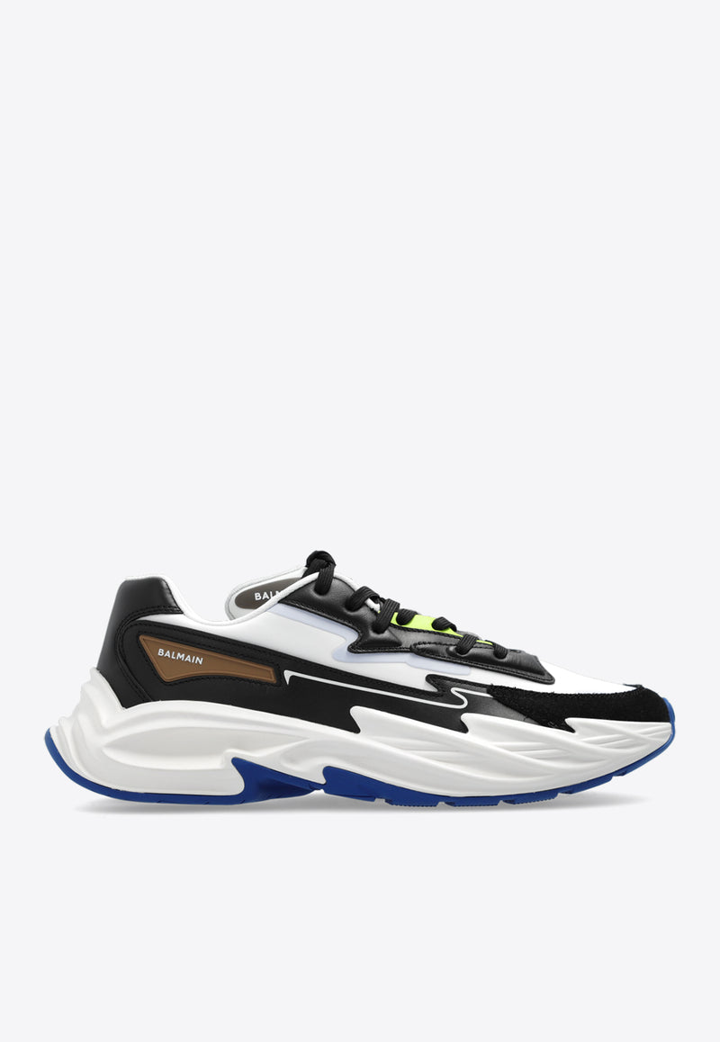 Balmain Run-Row Low-Top Sneakers Black CM1VI355 LLSH-SLD