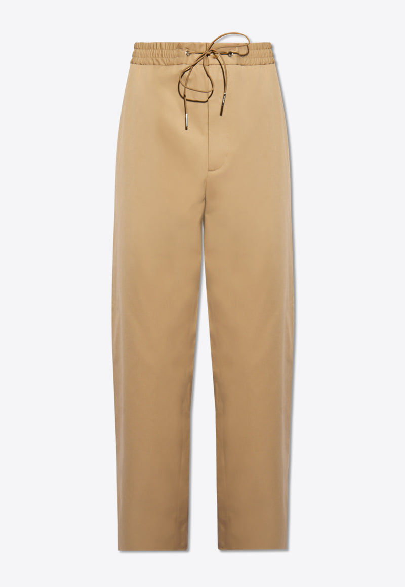 Moncler Straight-Leg Track Pants Beige J10912A00037 597LL-202