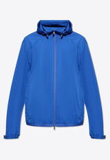 Moncler Clapier Printed Rain Jacket Blue J10911A00098 54A91-73L
