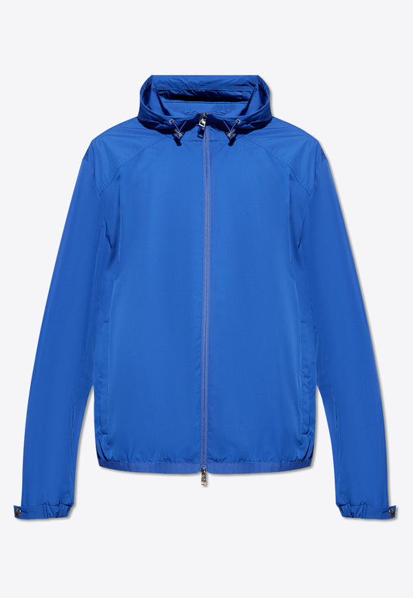 Moncler Clapier Printed Rain Jacket Blue J10911A00098 54A91-73L