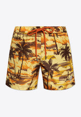 Moncler Tropical Print Swim Shorts Multicolor J10912C00014 M4211-S13