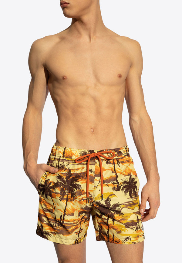 Moncler Tropical Print Swim Shorts Multicolor J10912C00014 M4211-S13