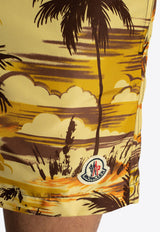 Moncler Tropical Print Swim Shorts Multicolor J10912C00014 M4211-S13