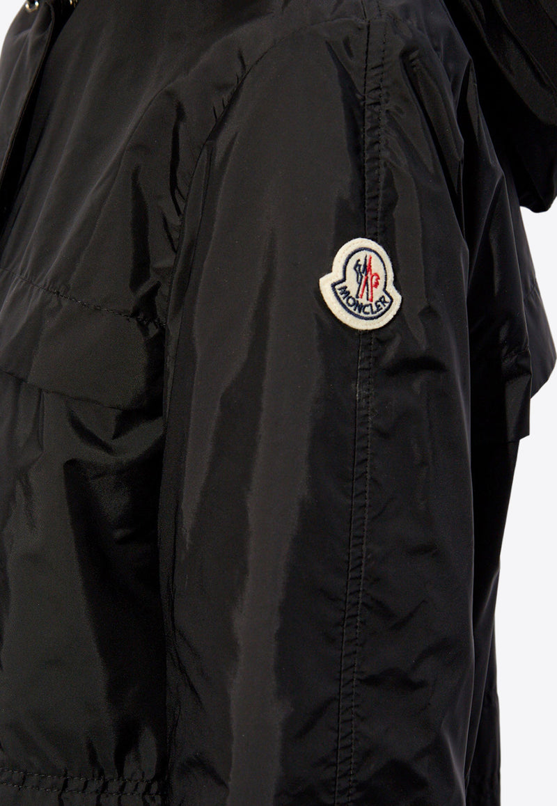 Moncler Hiengu Nylon Rain Coat  Black J10931C00018 539YH-999