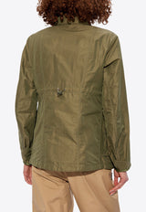 Moncler Ilo High-Neck Field Jacket Green J10931B00003 597I9-889