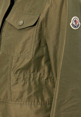 Moncler Ilo High-Neck Field Jacket Green J10931B00003 597I9-889