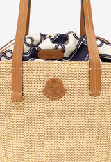 Moncler Small Hubba Raffia Tote Bag Beige J109B5D00009 M4231-F22