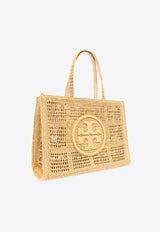 Tory Burch Large Ella Woven Tote Bag Beige 151277 0-254