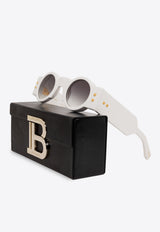 Balmain Olivier Round-Shaped Sunglasses