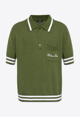 Balmain Logo Embroidered Polo T-shirt