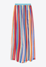 Missoni Striped Wide-Leg Pants Multicolor MC23SI00 BW00PN-SM99F