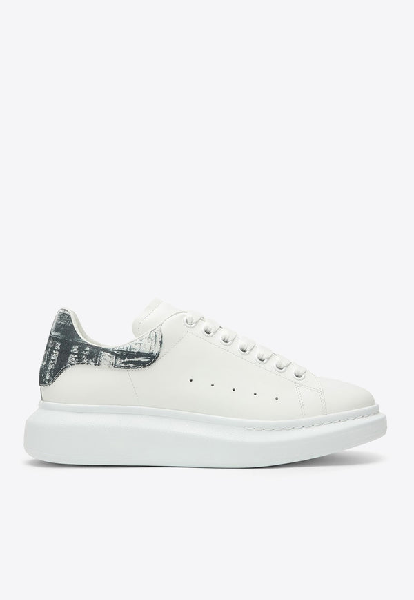 Alexander McQueen Oversized Leather Sneakers White 782463WIE9P/O_ALEXQ-9061