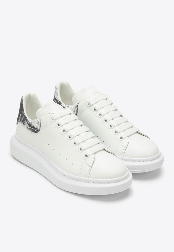 Alexander McQueen Oversized Leather Sneakers White 782463WIE9P/O_ALEXQ-9061